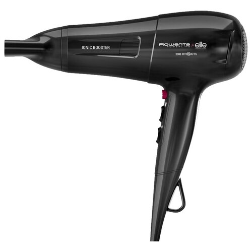 Фен Rowenta CV5912F0 2100 Вт 3 режима 2 скорости 2 насадки ионизация шнур 18м чёрный 426500₽
