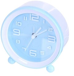 Perfeo Quartz часы-будильник " PF-TC-007", круглые диам. 10,5 см, синие 30015213