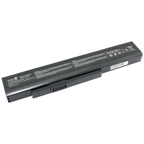 фото Аккумуляторная батарея amperin для ноутбука msi a6400 cr640 11.1v 4400mah ai-cr640
