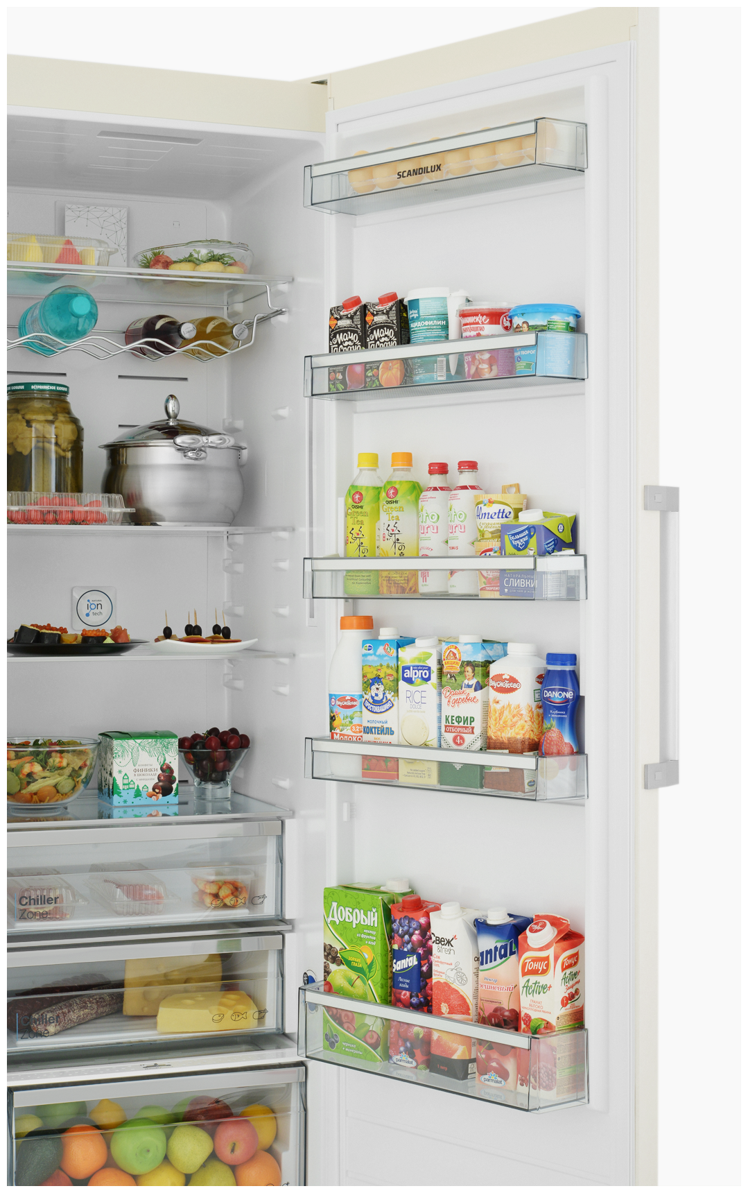 Холодильник Side by Side Scandilux SBS711EZ12B (FN711E12B+R711EZ12B) - фотография № 6