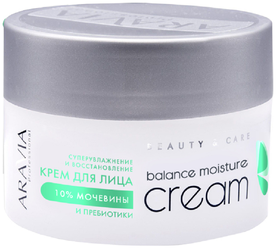 ARAVIA Balance Moisture Cream Крем для лица суперувлажнение и восстановление с мочевиной 10% и пребиотиками, 150 мл