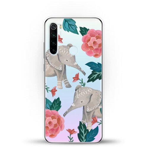 фото Силиконовый чехол два слона на xiaomi redmi note 8t andy & paul