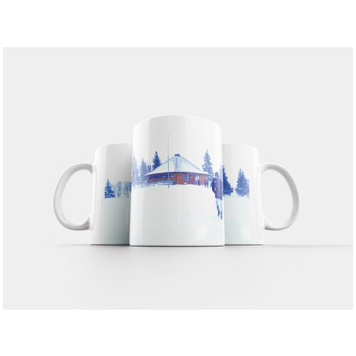 фото Кружка "зима, снег, люди" 320 мл lotsprints