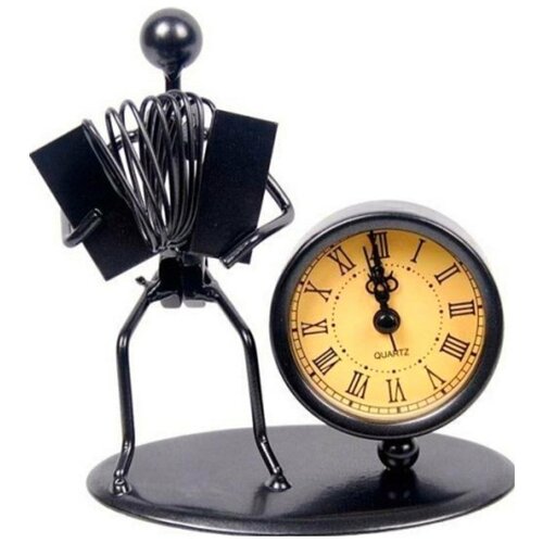 фото Gewa 980708 sculpture clock accordion часы-скульптура сувенирные, аккордеонист