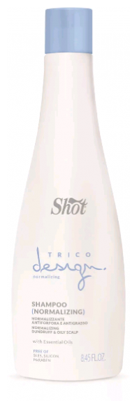 Шампунь Shot Trico Design Шампунь для волос против перхоти для жирной кожи головы 250 мл.