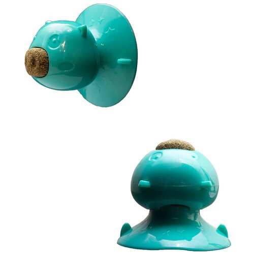 Игрушка для кошек с кошачьей мятой на присосках / лакомство для животных