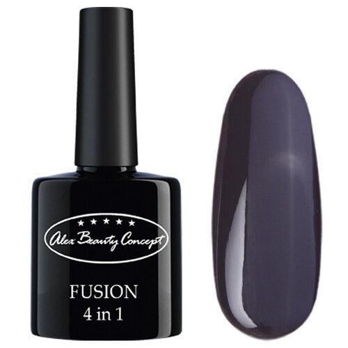 Alex Beauty Concept Гель-лак Fusion 4 in 1 Gel, 7.5 мл, темно-серый alex beauty concept гель лак fusion 4 in 1 gel 7 5 мл темно синий