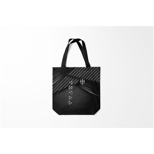 фото Сумка-шоппер / 40х40 см / геймерам / the witcher ведьмак геральт burnettie