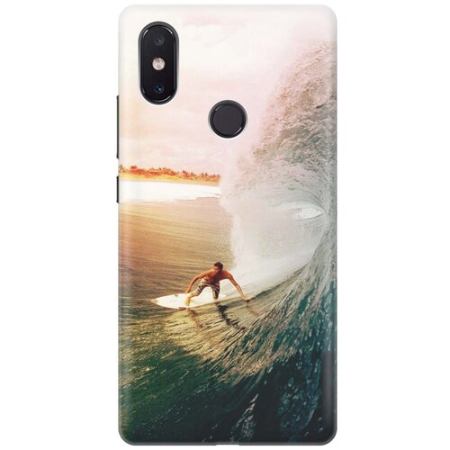 фото Силиконовый чехол на xiaomi mi 8 se / сяоми ми 8 се с принтом "серфер" gosso