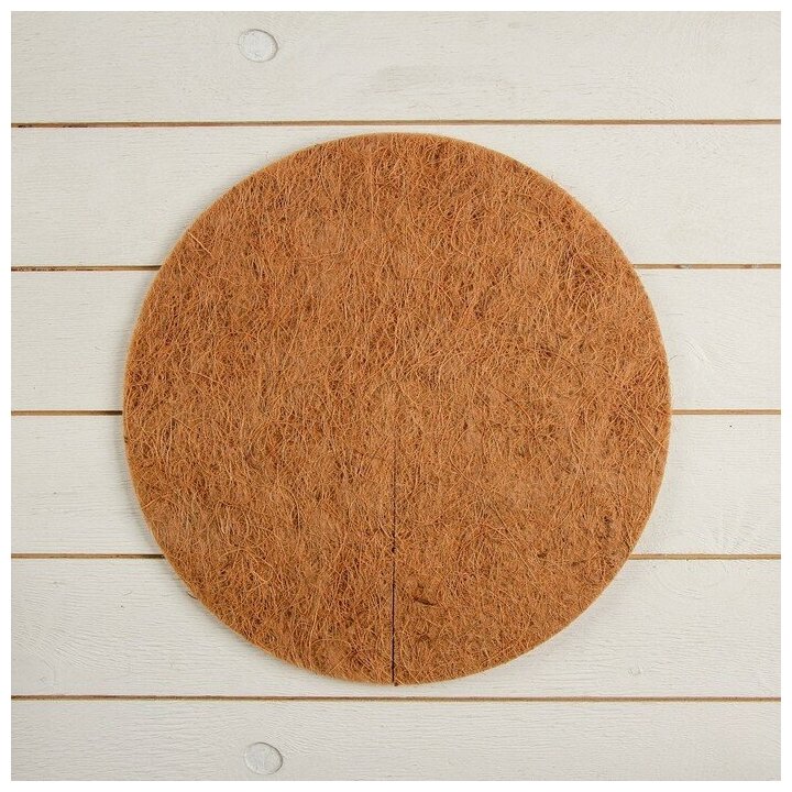 Круг приствольный d=0,3м, кокосовое полотно, коричневый, 5шт, "Мульчаграм" 4192083