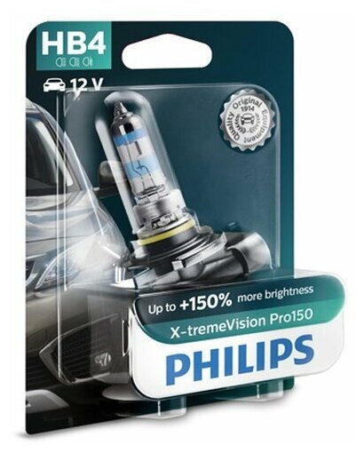 Лампа накаливания Philips 9006XVPB1