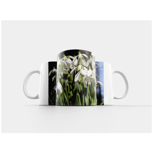 фото Кружка "весна, белый, цветы" 320 мл lotsprints