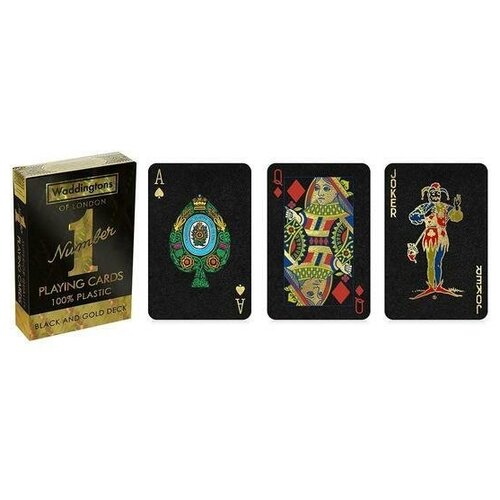 Профессиональные пластиковые игральные карты для покера Waddingtons No1 799₽