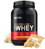Сывороточный протеин OPTIMUM NUTRITION 100% Whey Gold Standard 912 г, Банановый крем