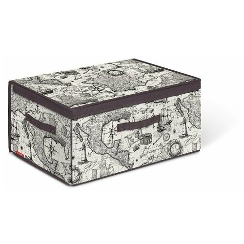 VAL EX-BOX-DDM Короб стеллажный с откидной стенкой, с крышкой, 50*35*25 см, EXPEDITION, шт