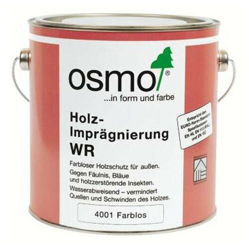 Osmo Антисептик для древесины Holz-Imprägnierung WR (0,125 л 4001 Бесцветный )