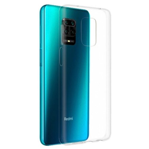 силиконовый чехол лама с гитарой на xiaomi redmi note 9s Силиконовый чехол для Xiaomi Redmi Note 9 Pro / Note 9S прозрачный 1.0 мм