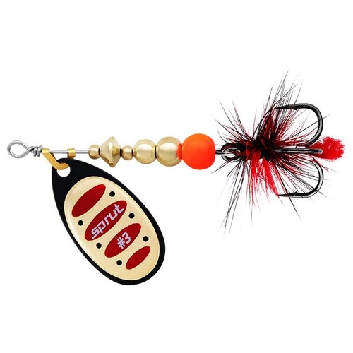 фото Блесна вращающаяся sprut alba ball system #3 bkgr