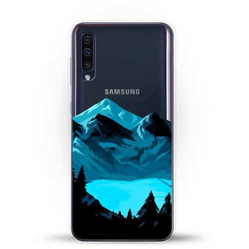 фото Силиконовый чехол горы и озеро на samsung galaxy a50s andy & paul