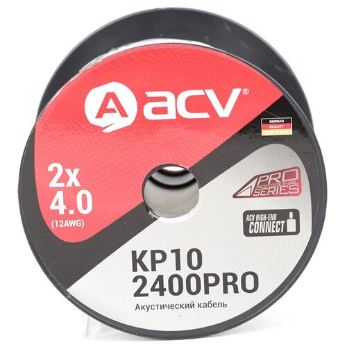 Акустический кабель ACV KP10-2400PRO 12AWG/10м (2x4.0)