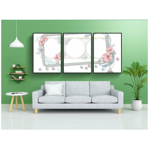 фото Набор модулных постеров для интерьера "скрапбукинг, декор, дизайн" 60x90 см. в тубусе, без рамки lotsprints