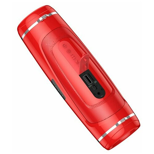 Портативная колонка Borofone BR7 5 Вт 1200 мАч BT50 фонарик красная 165700₽