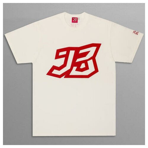 Белая футболка JUDO BURO/ дзюдо бюро с принтом JB