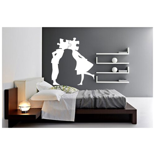 Интерьерная наклейка Chatte “Люди - Пазлы”, 120 х 130 см.