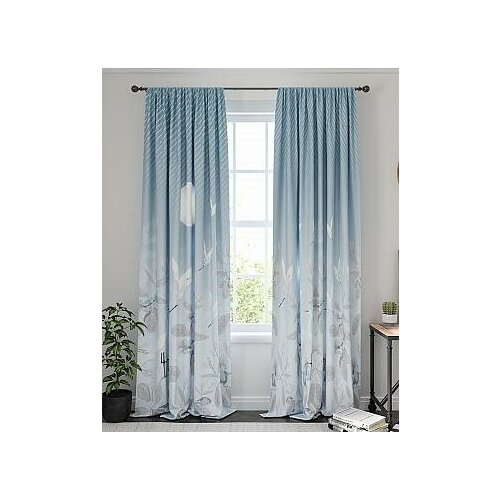 фото Комплект штор томдом лонмиренс (голубой)