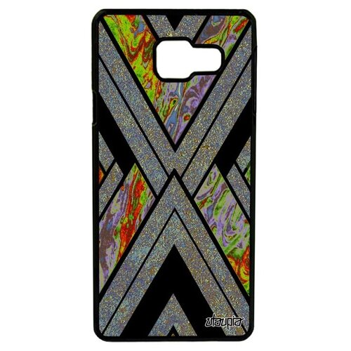 фото Защитный чехол на телефон // galaxy a3 2016 // "икс-орнамент" символ гранит, utaupia, серый