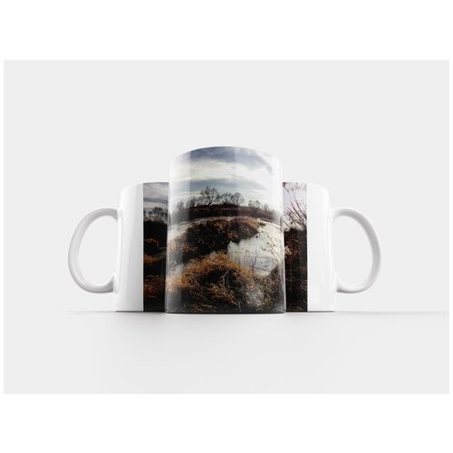 фото Кружка "река, зима, снега нет" 320 мл lotsprints