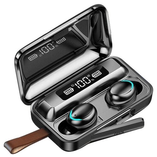 Наушники F9-5 VBT 128 беспроводные вакуумные водонепроницаемые BT 50 800 мАч черные 87000₽