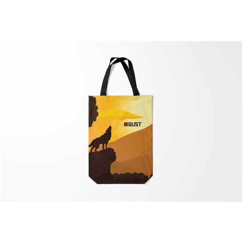 фото Сумка-шоппер / 31х42 см / геймерам / rust burnettie