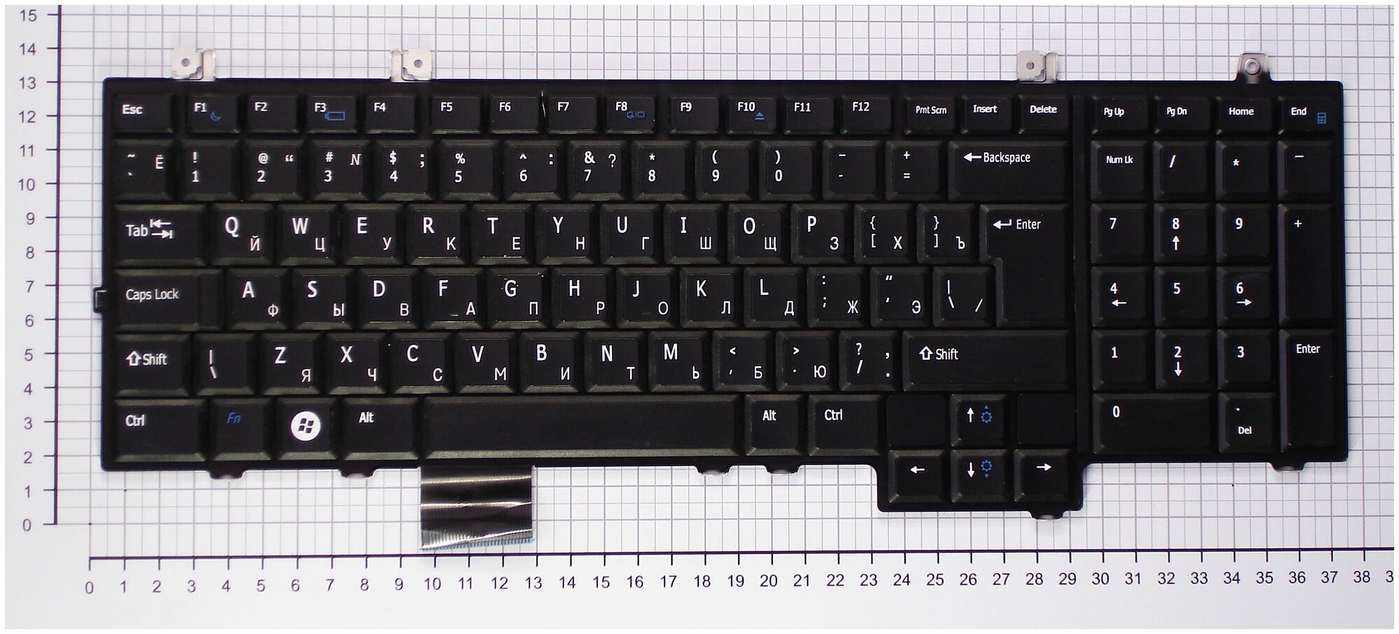 Клавиатура для ноутбука Dell NSK-DD10R без подсветки