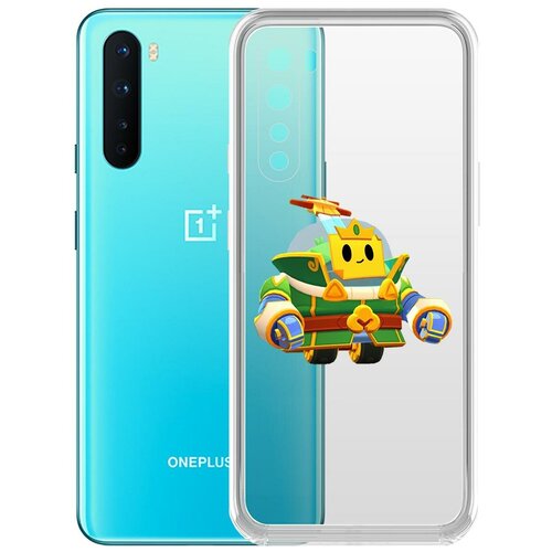 фото Чехол-накладка clear case brawl stars-изумрудный принц спраут для oneplus nord krutoff group