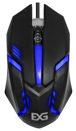 Мышь игровая Exegate GML-17 лазерная 1200dpi 3кнScroll шнур 15м черная