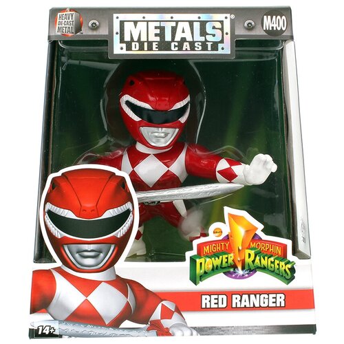 Фигурка металлическая Power Rangers: Red Ranger (10 см)