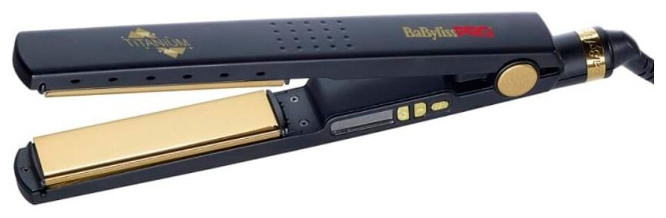 Щипцы-выпрямители с титановым покрытием Titanium Ionic черные, BaByliss BAB3091BKTE