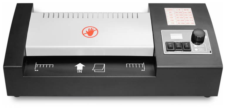 Ламинатор бумаги/фотографий/картона пакетный гелеос ЛМ A4-4R для дома и офиса, формат А4, толщина пленки 60-250мкм