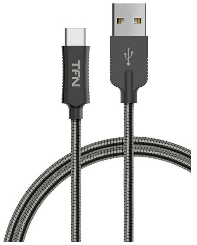 Кабель USB 2.0 A - USB Type-C (m-m) 1м TFN-CFZUSBCUSB1MST