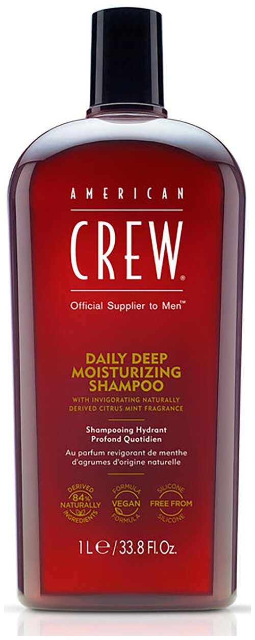 American Crew шампунь Daily Deep Moisturizing, 1000 мл