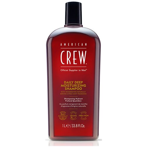 American Crew шампунь Daily Deep Moisturizing, 1000 мл american crew ежедневный увлажняющий шампунь для волос daily deep moisturizing shampoo 450 мл