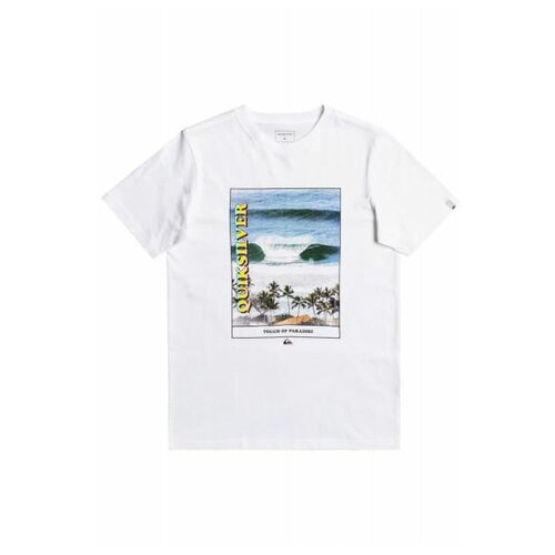 фото Детская футболка scenic drive 8-16, цвет белый, размер xl/16 quiksilver