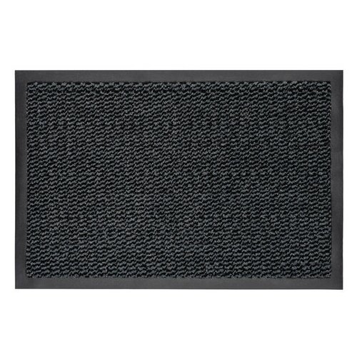 фото Коврик придверный износостойкий влаговпитывающий, 60х90 см, тафтинг, серый, laima expert, 606883, с30т0609 лайма