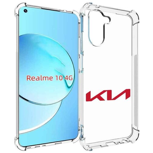 Чехол MyPads Kia-киа-3 для Realme 10 задняя-панель-накладка-бампер