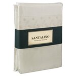 Комплект постельного белья идиллия SANTALINO 2-х сп, шампань, с кружевом, простыня 250*220 см (984-601) - изображение