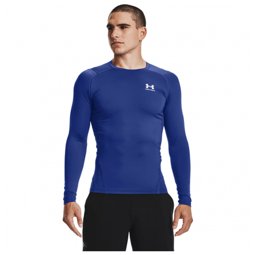 Рашгард Under Armour, размер M, синий лонгслив under armour ua run anywhere laser ls женщины 1365641 819 sm