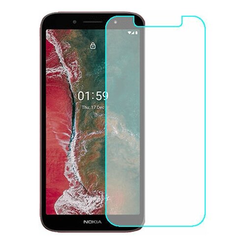 Nokia C1 Plus защитный экран из нано стекла 9H одна штука archos 55 cobalt plus защитный экран из нано стекла 9h одна штука