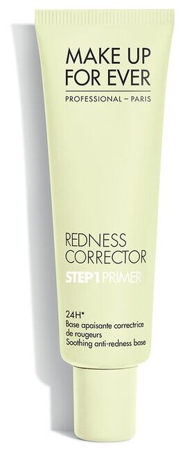 MAKE UP FOR EVER База под макияж Step 1 Primer Color Corrector, 30 мл, Redness Corrector