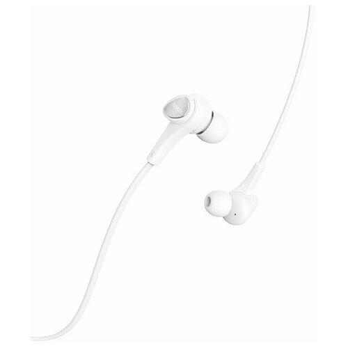 Наушники Hoco M66 проводные вакуумные микрофон jack 35 mm 12 м белые 71000₽